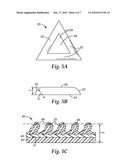 SHAPED ABRASIVE PARTICLES WITH A SLOPING SIDEWALL diagram and image