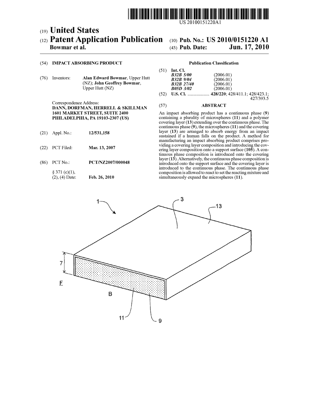 Impact Absorbing Product - diagram, schematic, and image 01