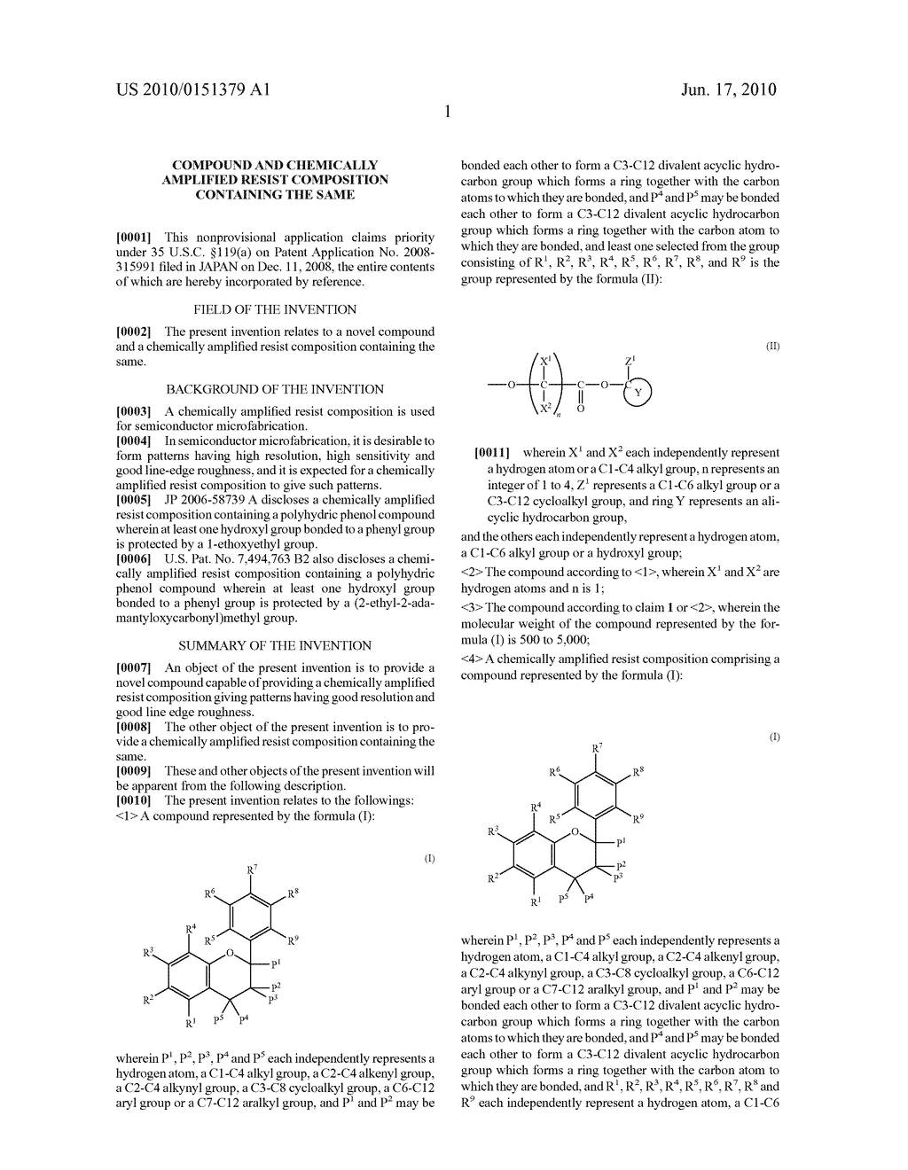 COMPOUND AND CHEMICALLY AMPLIFIED RESIST COMPOSITION CONTAINING THE SAME - diagram, schematic, and image 02
