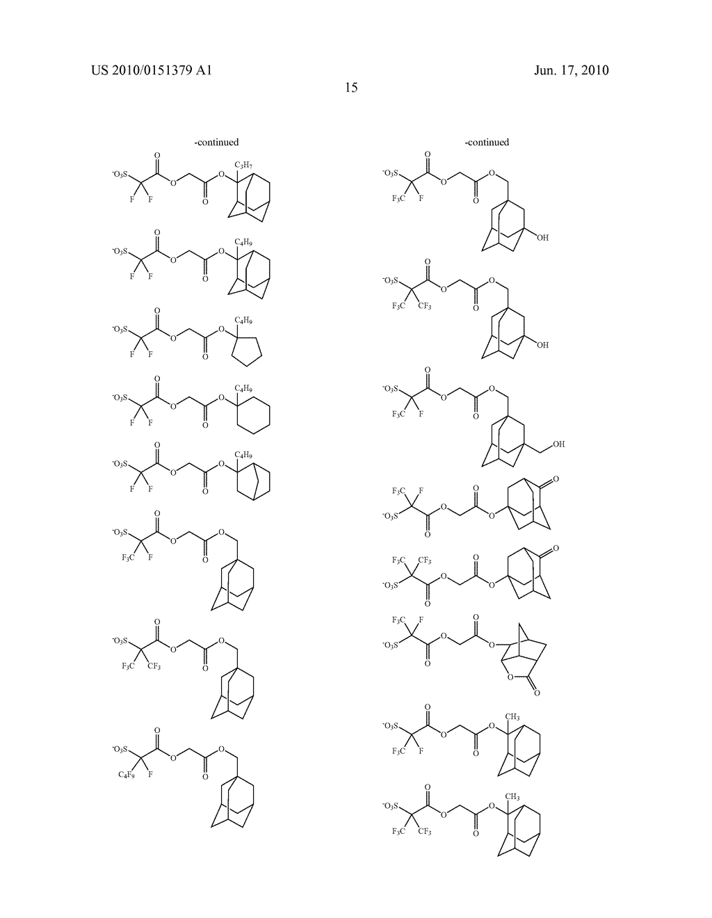 COMPOUND AND CHEMICALLY AMPLIFIED RESIST COMPOSITION CONTAINING THE SAME - diagram, schematic, and image 16