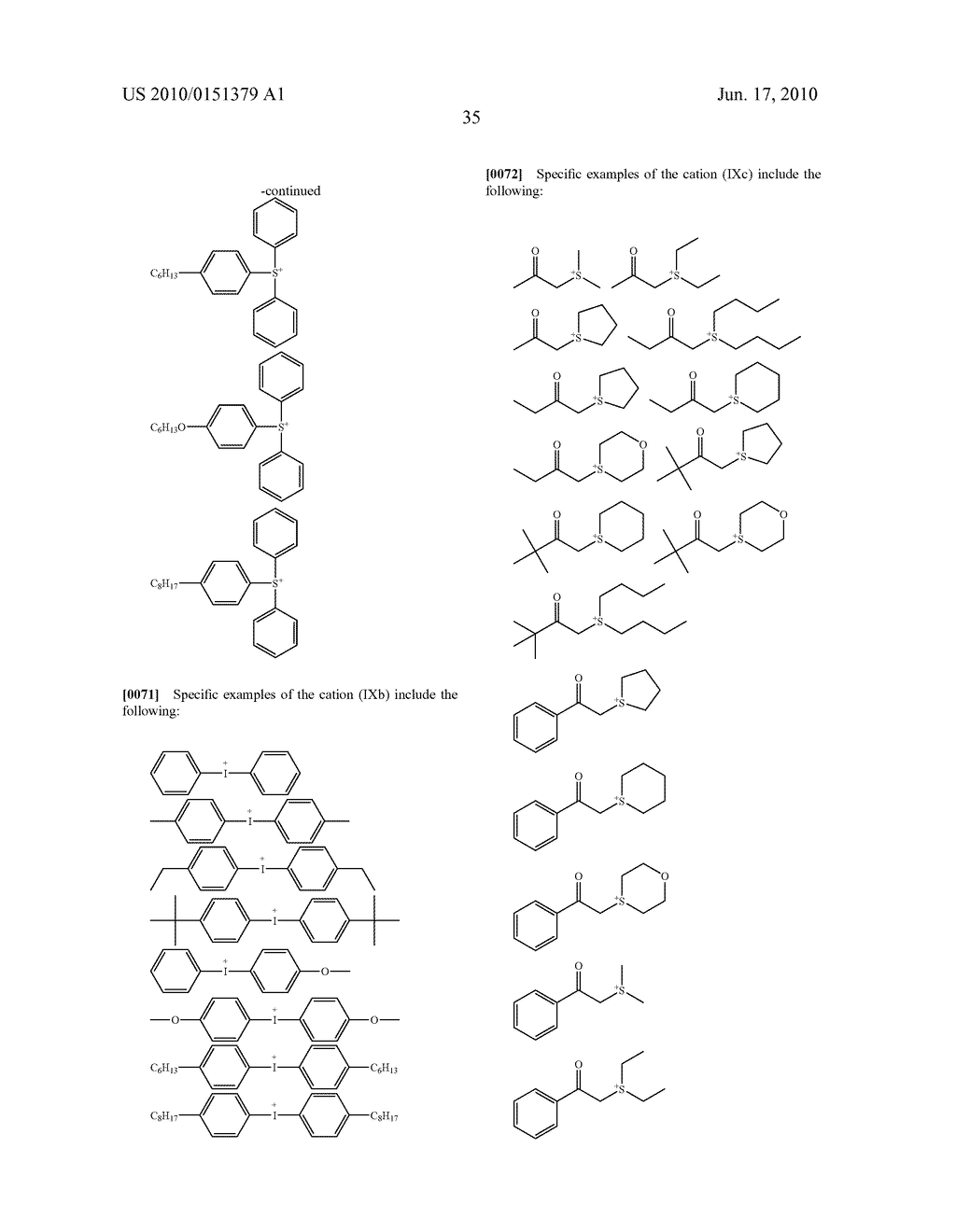 COMPOUND AND CHEMICALLY AMPLIFIED RESIST COMPOSITION CONTAINING THE SAME - diagram, schematic, and image 36