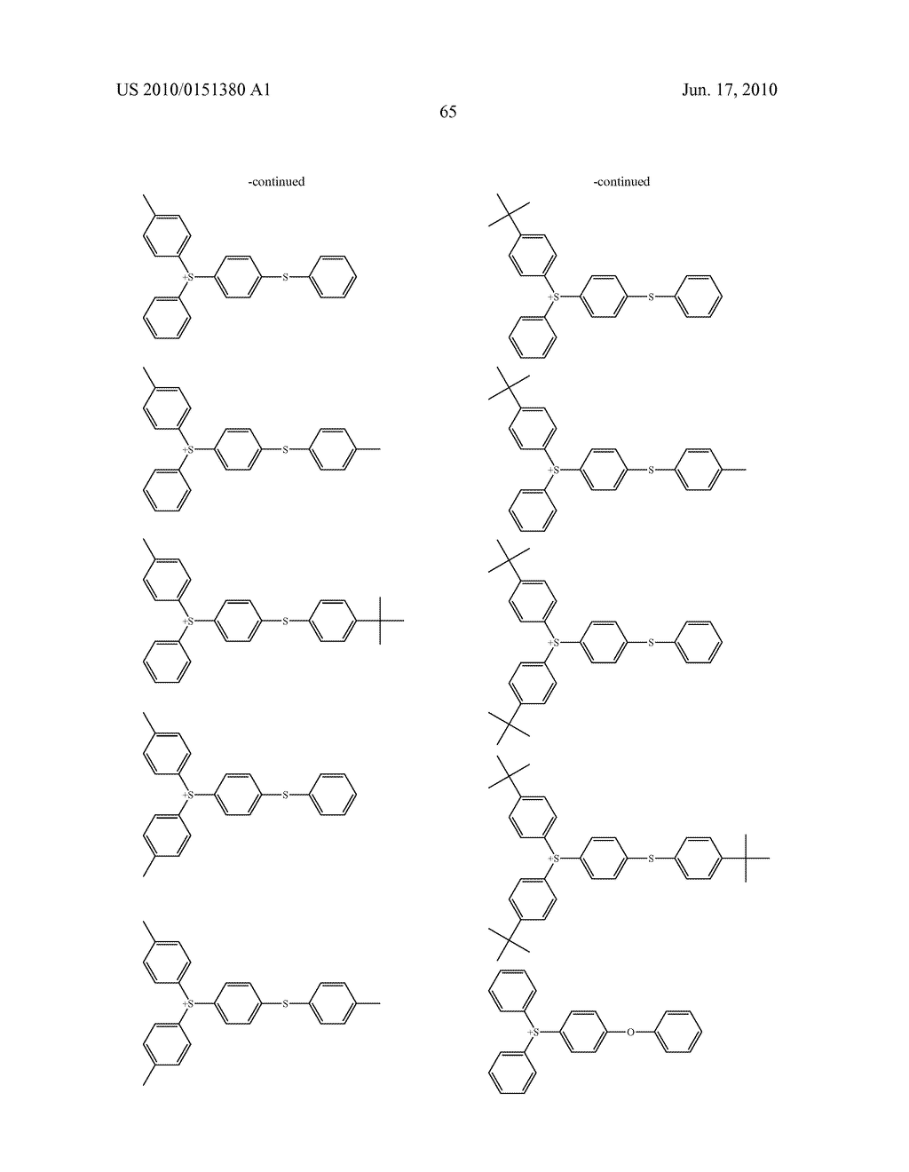 RESIST COMPOSITION - diagram, schematic, and image 66