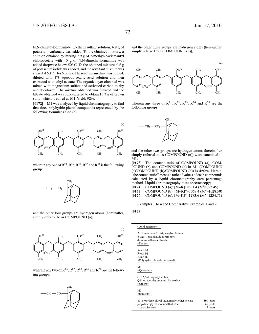 RESIST COMPOSITION - diagram, schematic, and image 73