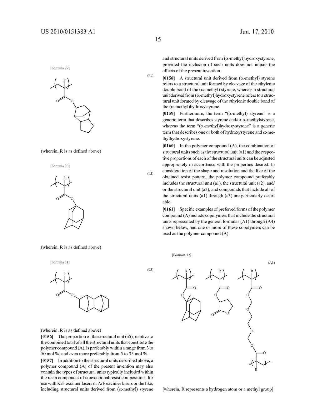 POLYMER COMPOUND, PHOTORESIST COMPOSITION CONTAINING SUCH POLYMER COMPOUND, AND METHOD FOR FORMING RESIST PATTERN - diagram, schematic, and image 16