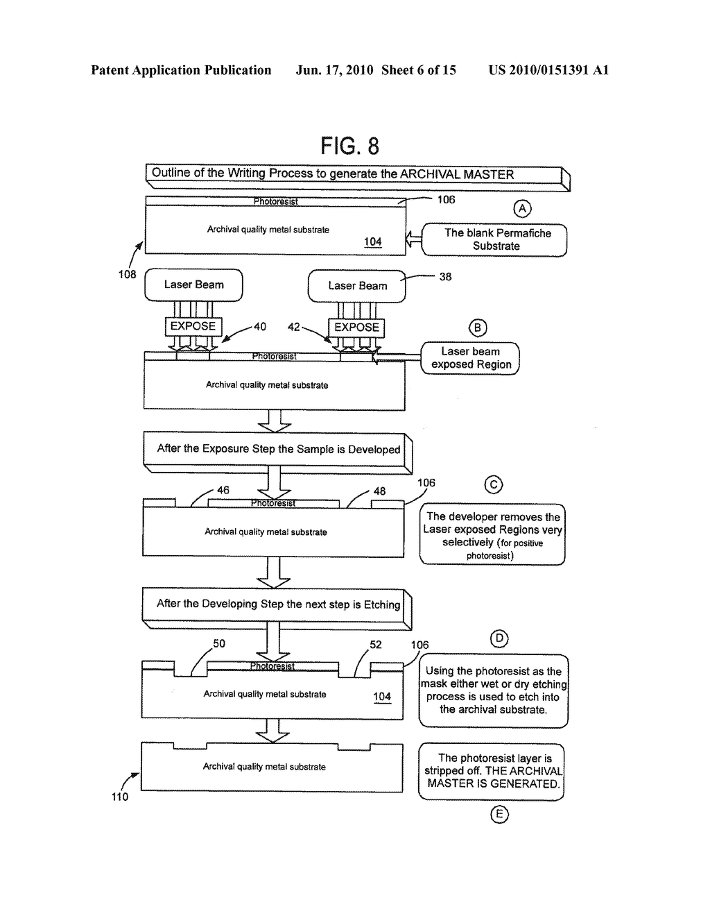 METHOD AND APPARATUS FOR HIGH DENSITY STORAGE OF ANALOG DATA IN A DURABLE MEDIUM - diagram, schematic, and image 07