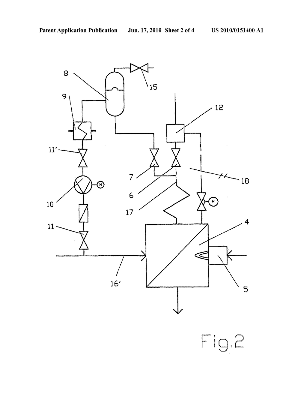 PROCESS FOR THE SMOOTH CONTROLLED HEATING OF CHEMICAL SUBSTANCES WITH DIFINED ENTRY AND EXIT TEMPERATURES IN A HEATER AND APPARATUS FOR CARRYING OUT THE PROCESS - diagram, schematic, and image 03