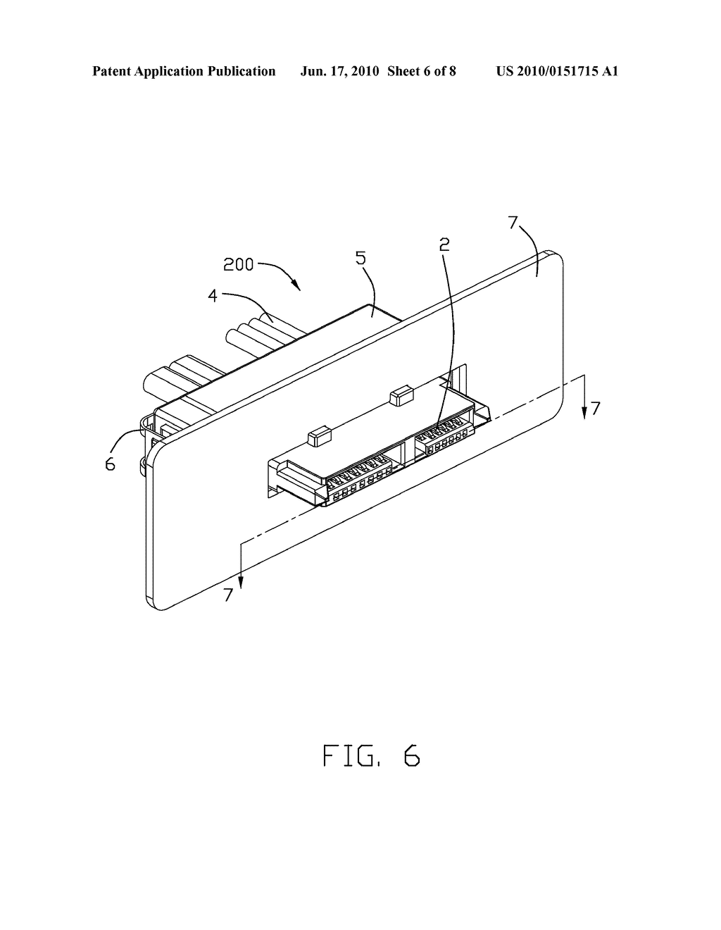 CABLE ASSEMBLY ADAPTED TO BE MOUNTED TO PANEL - diagram, schematic, and image 07