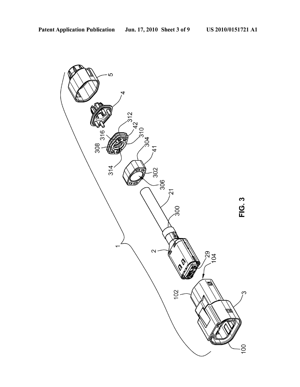 CONNECTOR ASSEMBLY WITH STRAIN RELIEF - diagram, schematic, and image 04