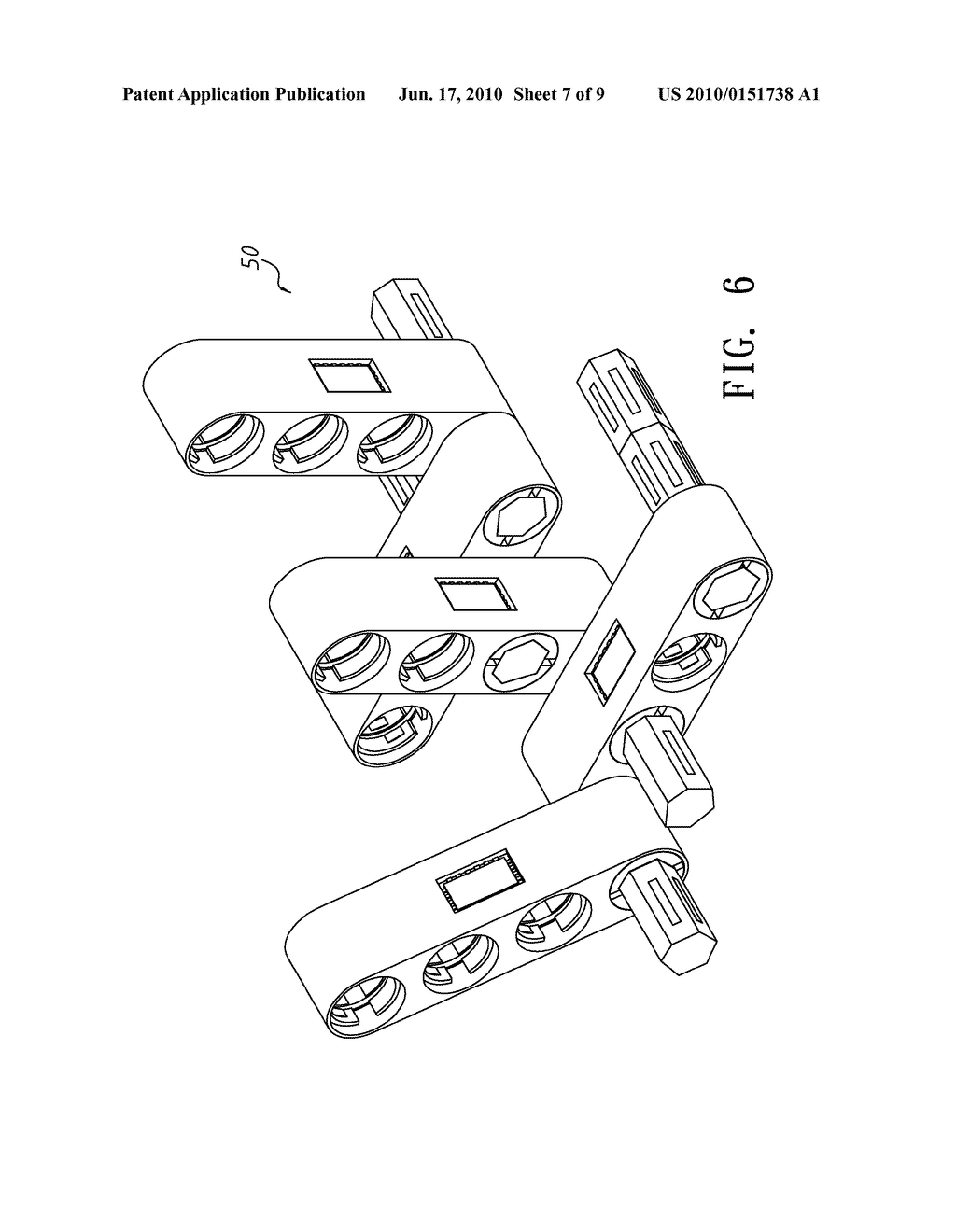 BRICK ASSEMBLY WITH AUTOMATICALLY RECOGNIZING CONNECTING RELATIONSHIPS - diagram, schematic, and image 08