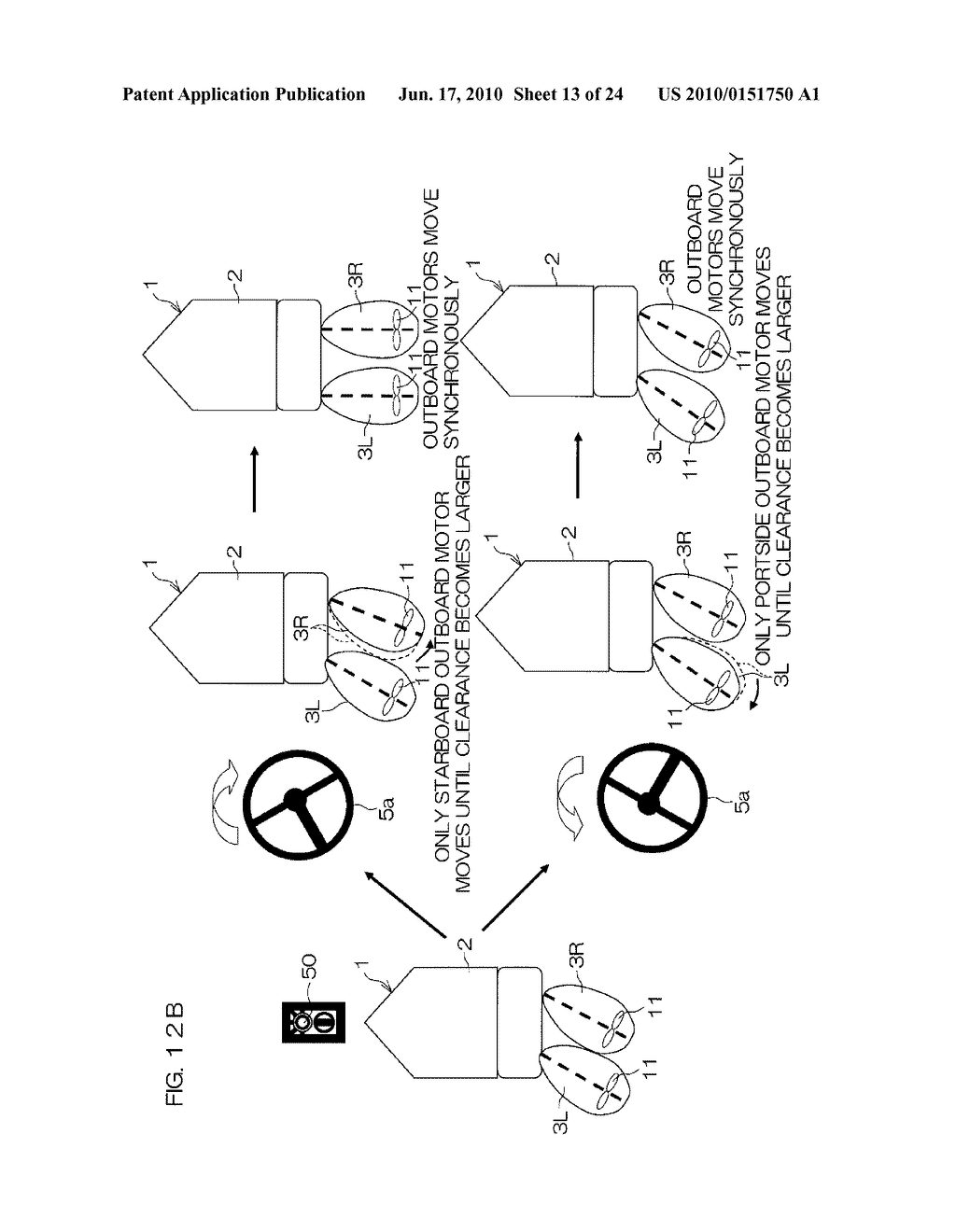 OUTBOARD MOTOR CONTROL DEVICE AND MARINE VESSEL INCLUDING THE SAME - diagram, schematic, and image 14