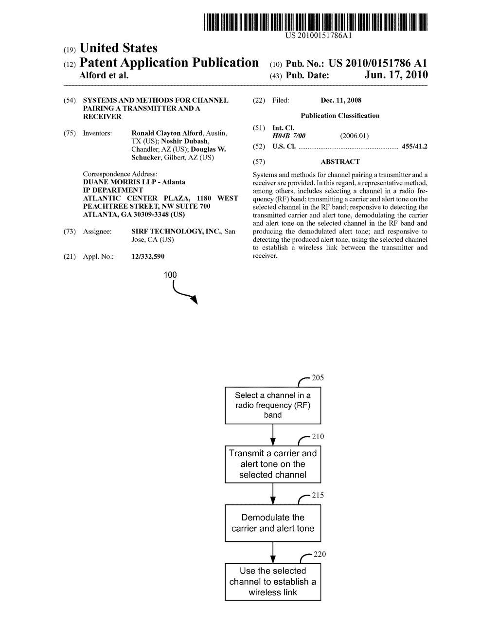 Systems and Methods for Channel Pairing a Transmitter and a Receiver - diagram, schematic, and image 01