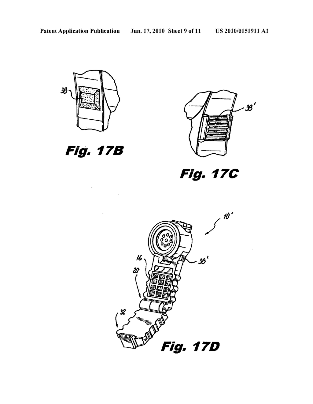 Integrated telecommunications handset - diagram, schematic, and image 10