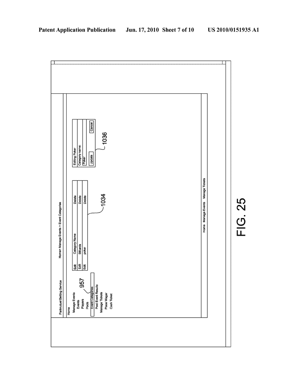 Wagering Web Service System & Method - diagram, schematic, and image 08