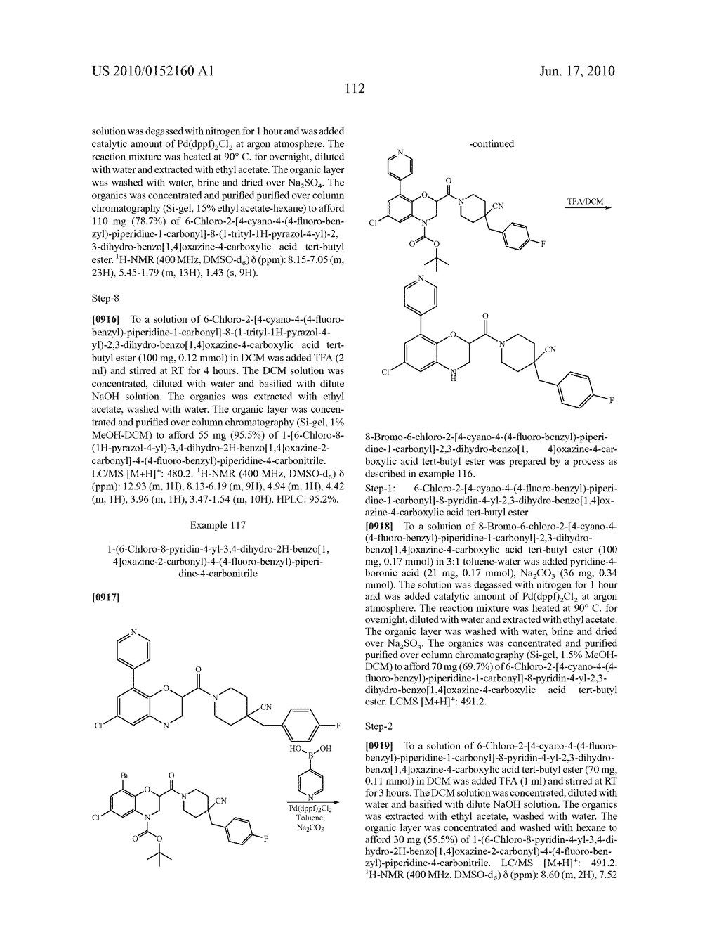 NOVEL BENZODIOXANE AND BENZOXAZINE DERIVATIVES USEFUL AS CC CHEMOKINE RECEPTOR LIGANDS - diagram, schematic, and image 113