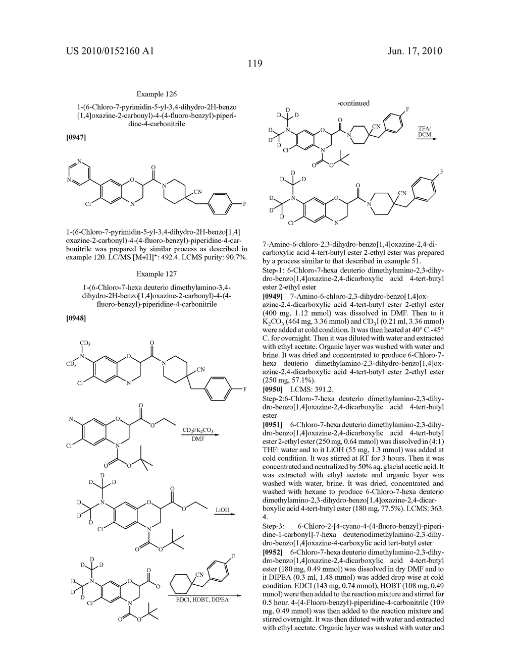 NOVEL BENZODIOXANE AND BENZOXAZINE DERIVATIVES USEFUL AS CC CHEMOKINE RECEPTOR LIGANDS - diagram, schematic, and image 120