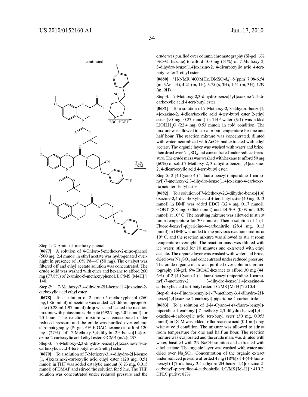 NOVEL BENZODIOXANE AND BENZOXAZINE DERIVATIVES USEFUL AS CC CHEMOKINE RECEPTOR LIGANDS - diagram, schematic, and image 55