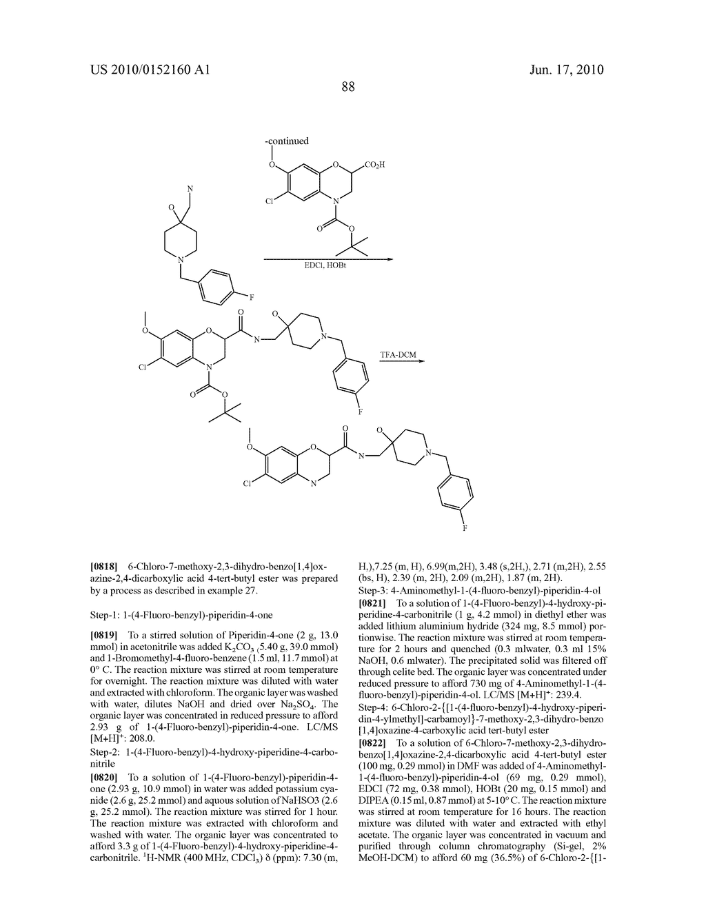 NOVEL BENZODIOXANE AND BENZOXAZINE DERIVATIVES USEFUL AS CC CHEMOKINE RECEPTOR LIGANDS - diagram, schematic, and image 89