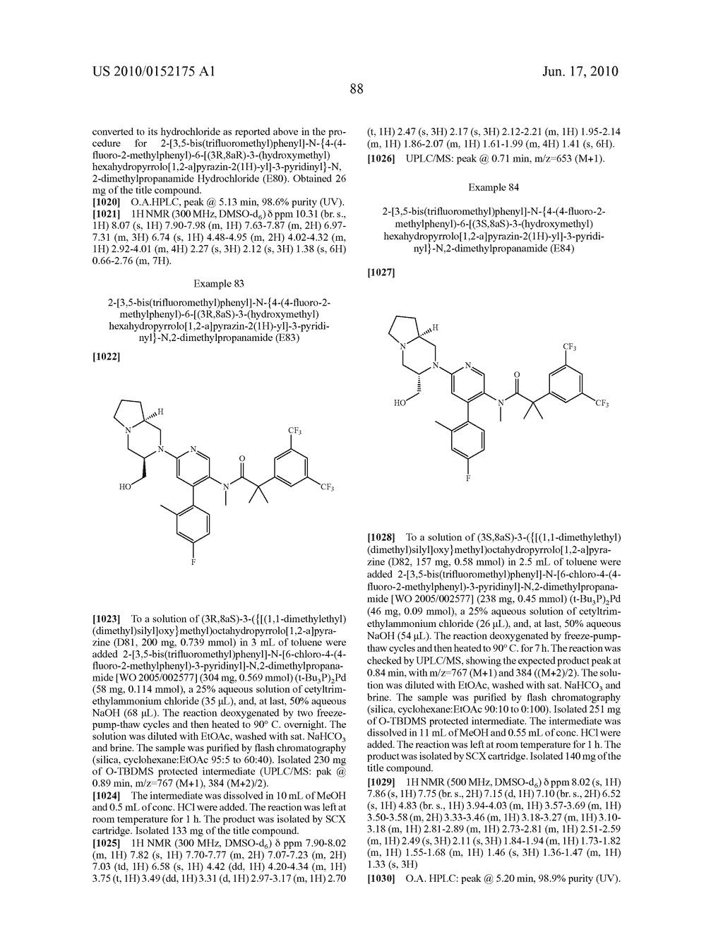 Pyridine Derivatives and Their Use in The Treatment of Psychotic Disorders - diagram, schematic, and image 89