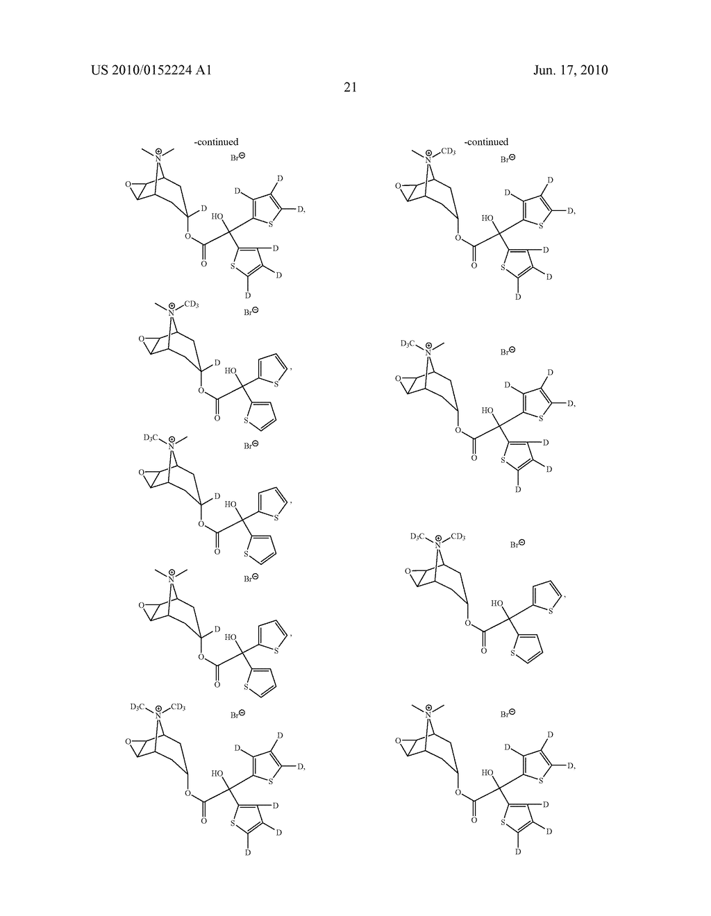 SCOPINE MODULATORS OF MUSCARINIC ACETYLCHOLINE RECEPTOR - diagram, schematic, and image 22