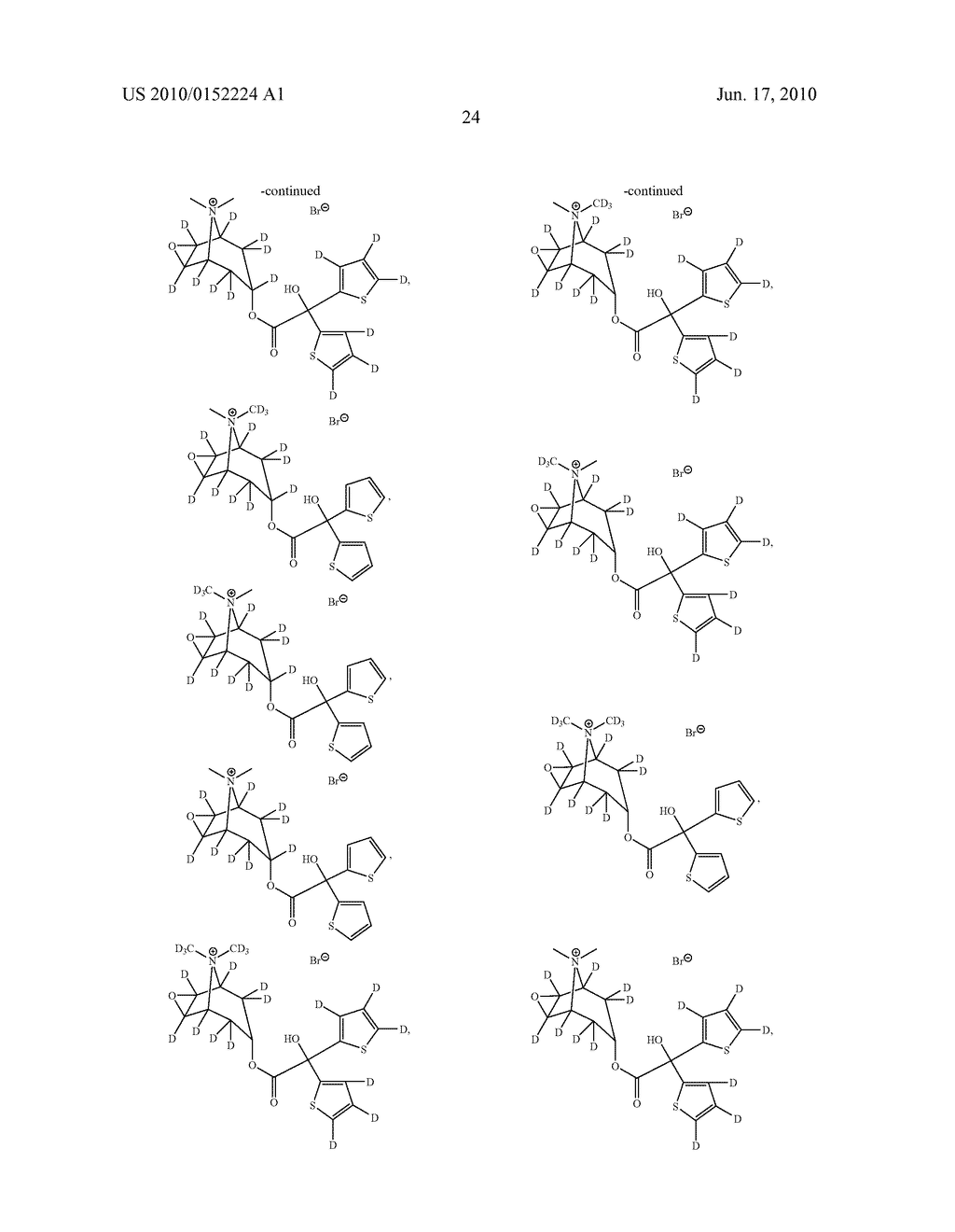 SCOPINE MODULATORS OF MUSCARINIC ACETYLCHOLINE RECEPTOR - diagram, schematic, and image 25