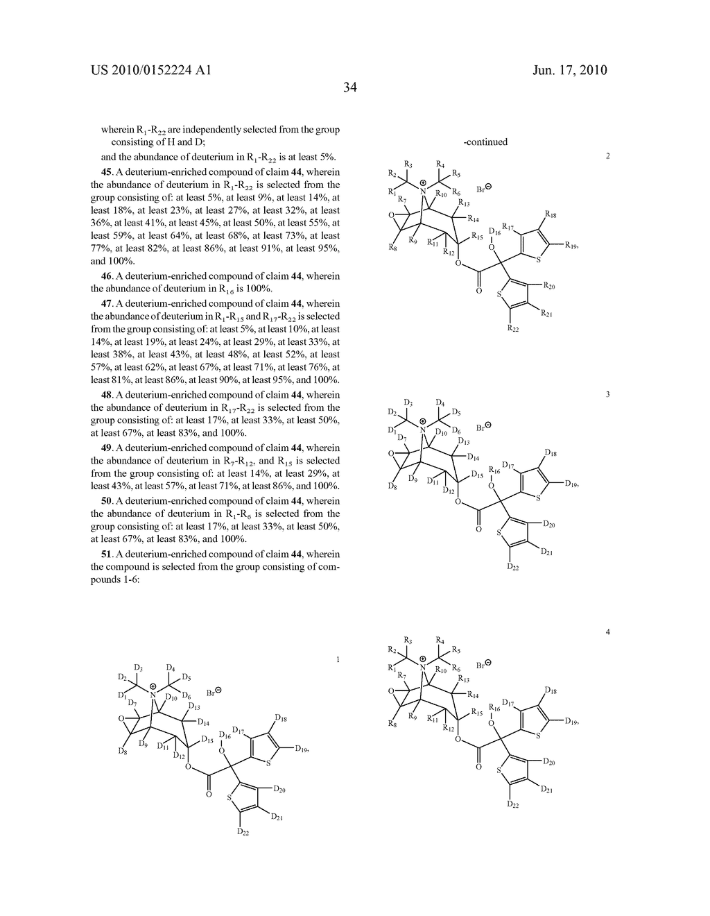 SCOPINE MODULATORS OF MUSCARINIC ACETYLCHOLINE RECEPTOR - diagram, schematic, and image 35