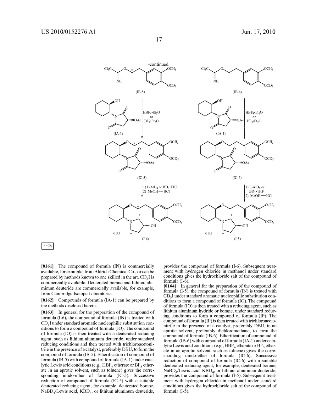 DEUTERATED AMINOCYCLOHEXYL ETHER COMPOUNDS AND PROCESSES FOR PREPARING SAME - diagram, schematic, and image 18