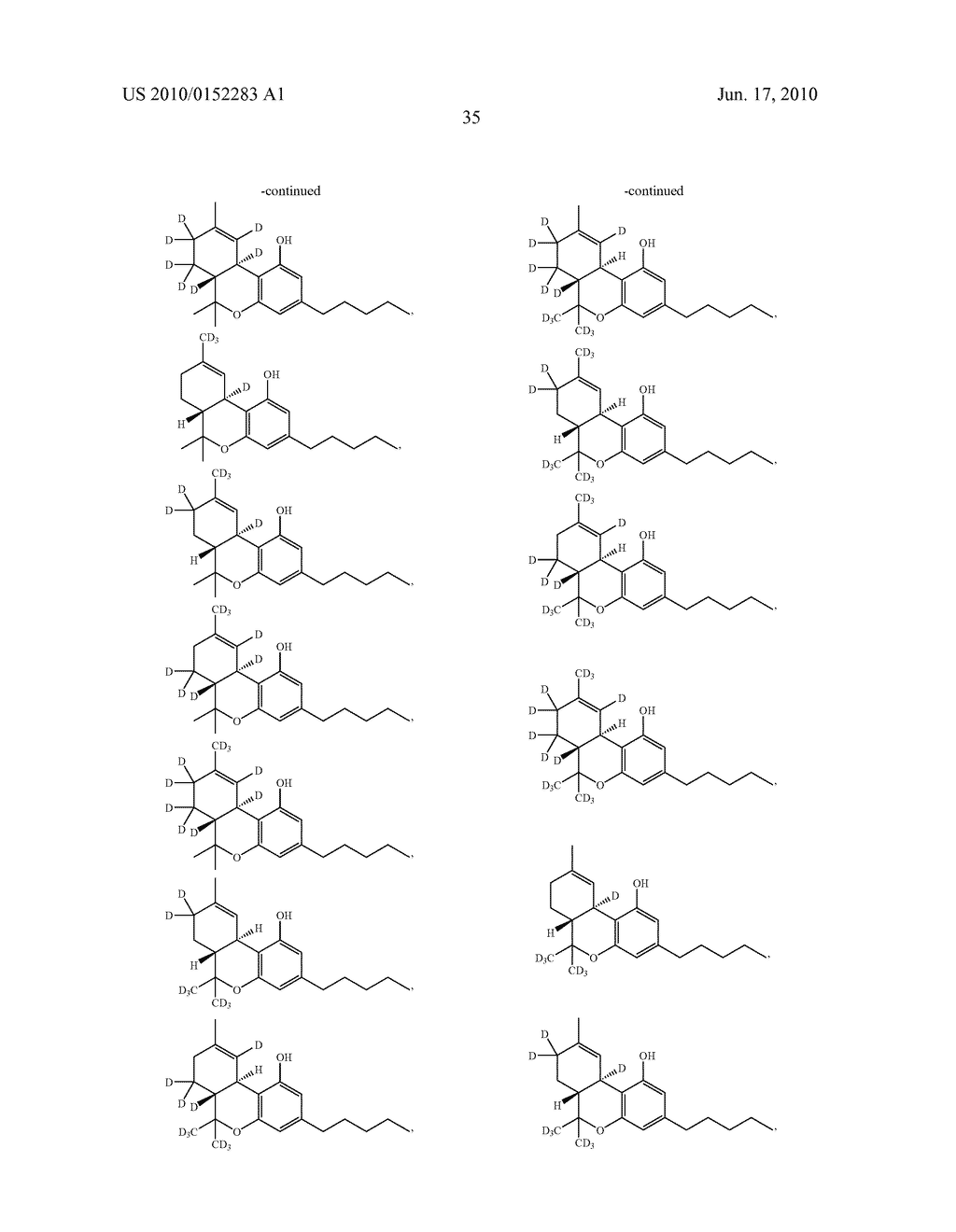 TETRAHYDROCANNABINOL MODULATORS OF CANNABINOID RECEPTORS - diagram, schematic, and image 36