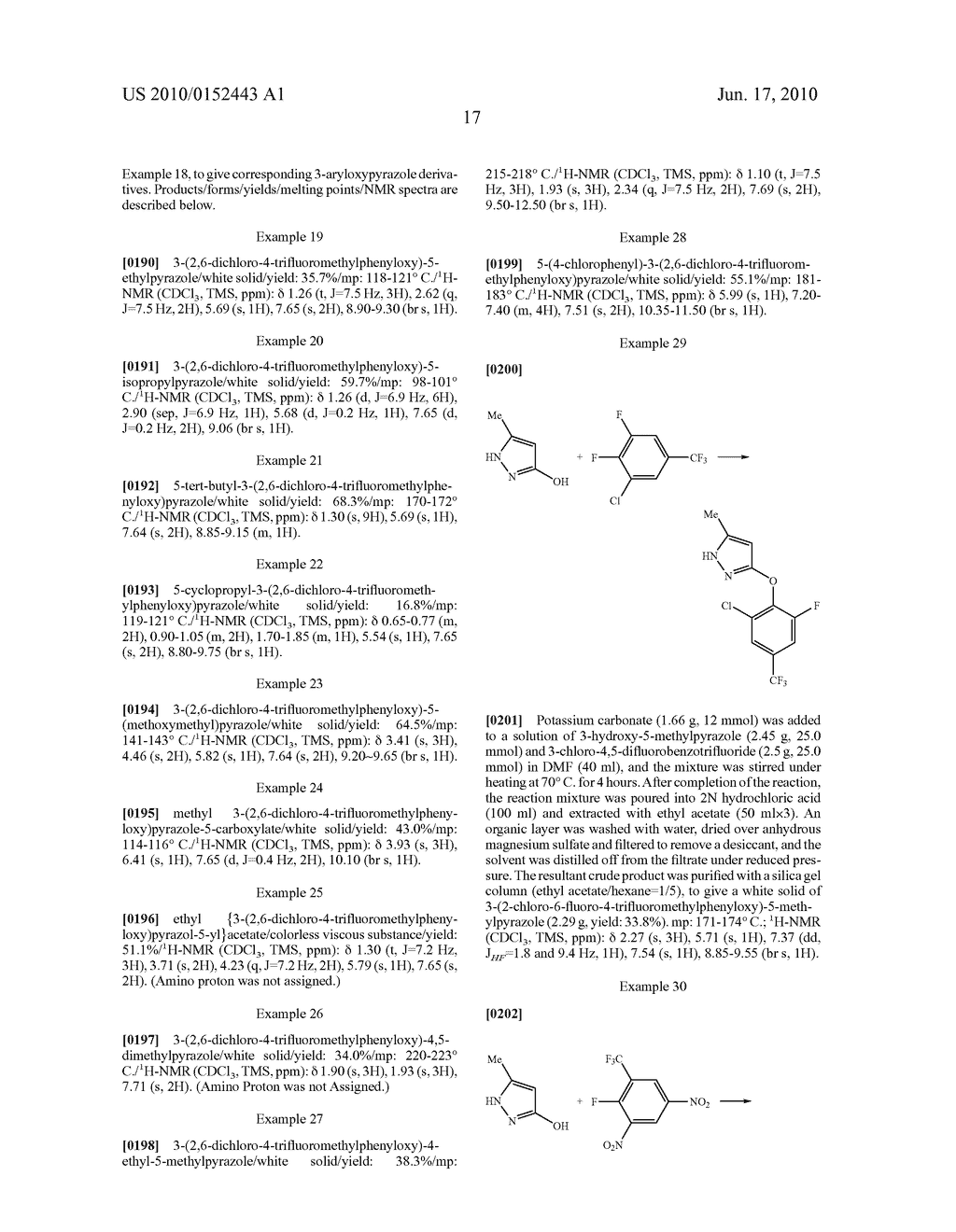 PYRAZOLE DERIVATIVE, INTERMEDIATE THEREFOR, PROCESSES FOR PRODUCING THESE, AND HERBICIDE CONTAINING THESE AS ACTIVE INGREDIENT - diagram, schematic, and image 18