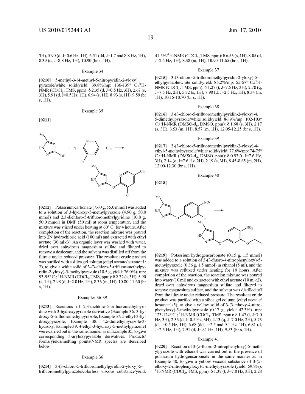 PYRAZOLE DERIVATIVE, INTERMEDIATE THEREFOR, PROCESSES FOR PRODUCING THESE, AND HERBICIDE CONTAINING THESE AS ACTIVE INGREDIENT - diagram, schematic, and image 20