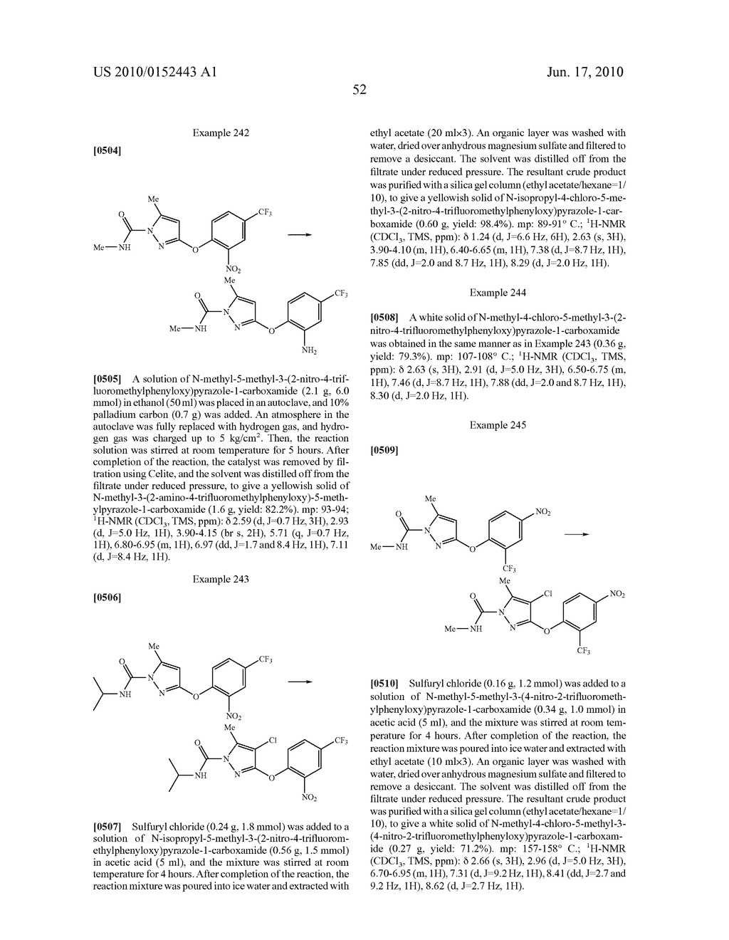 PYRAZOLE DERIVATIVE, INTERMEDIATE THEREFOR, PROCESSES FOR PRODUCING THESE, AND HERBICIDE CONTAINING THESE AS ACTIVE INGREDIENT - diagram, schematic, and image 53