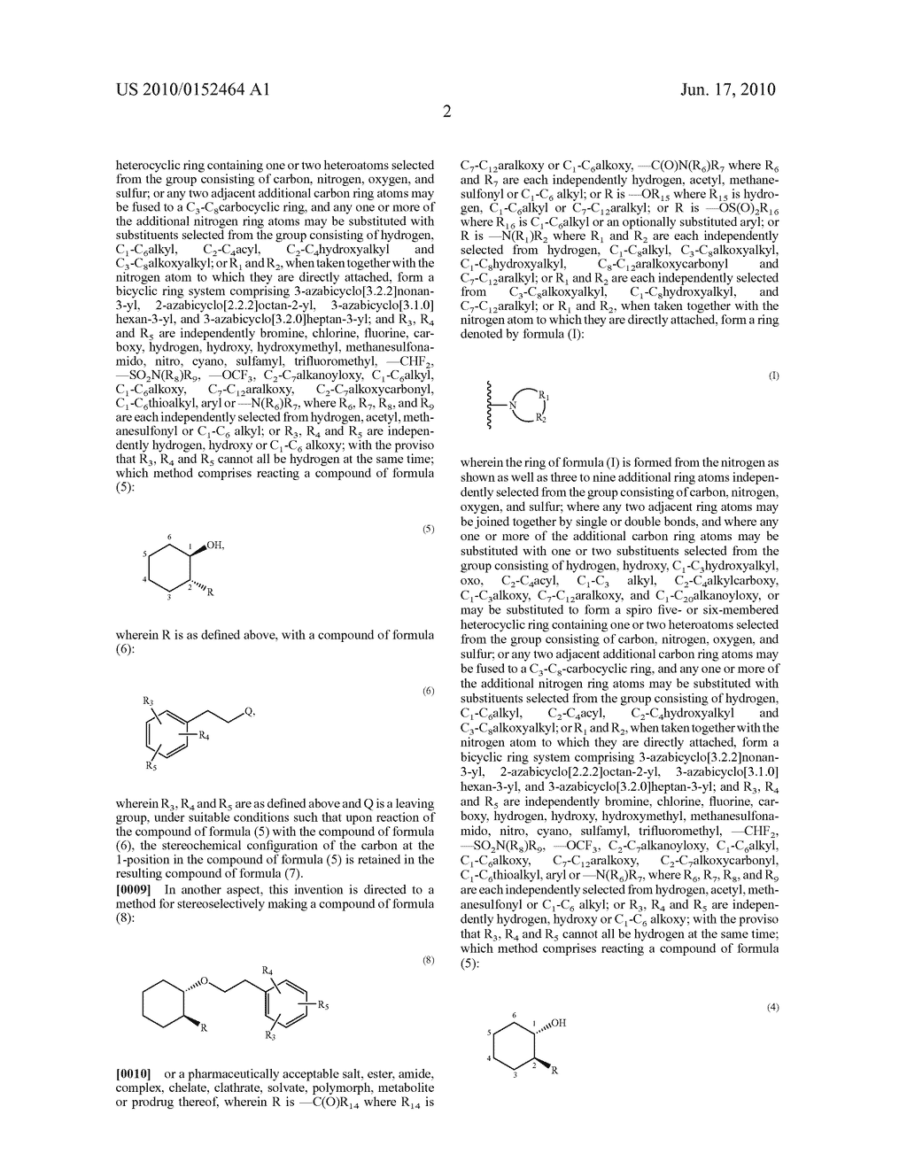 SYNTHETIC PROCESS FOR AMINOCYCLOHEXYL ETHER COMPOUNDS - diagram, schematic, and image 50