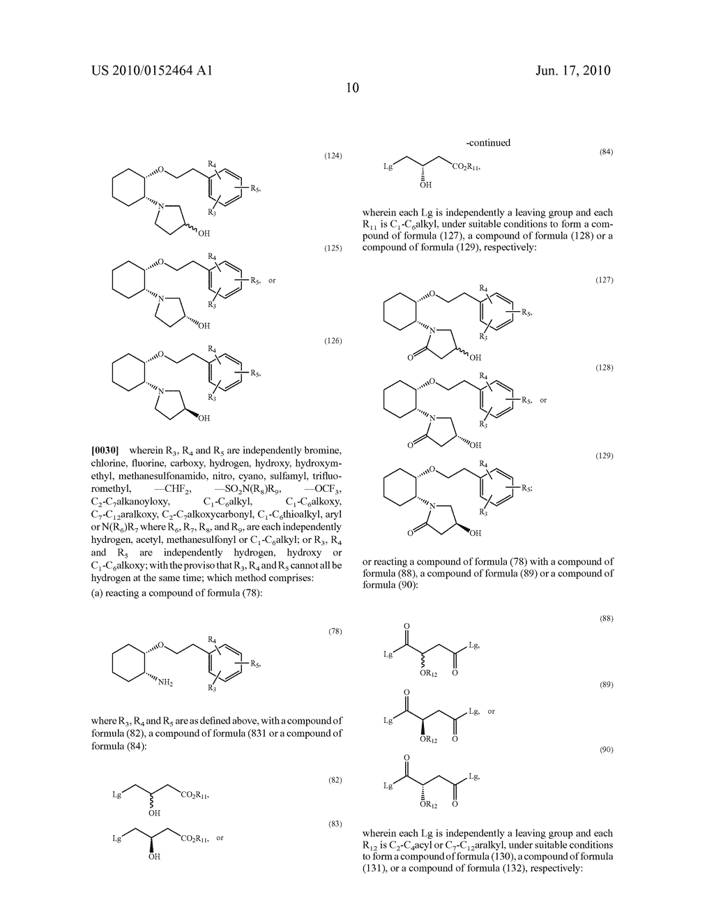 SYNTHETIC PROCESS FOR AMINOCYCLOHEXYL ETHER COMPOUNDS - diagram, schematic, and image 58