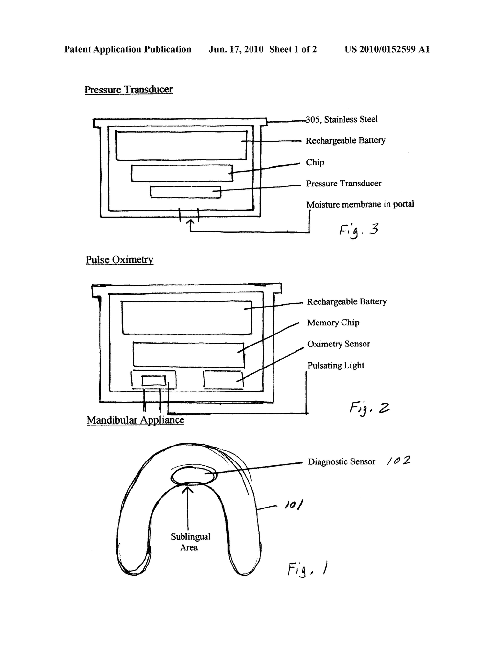 ORAL APPLIANCE COMPLIANCE MONITORING SYSTEM - diagram, schematic, and image 02