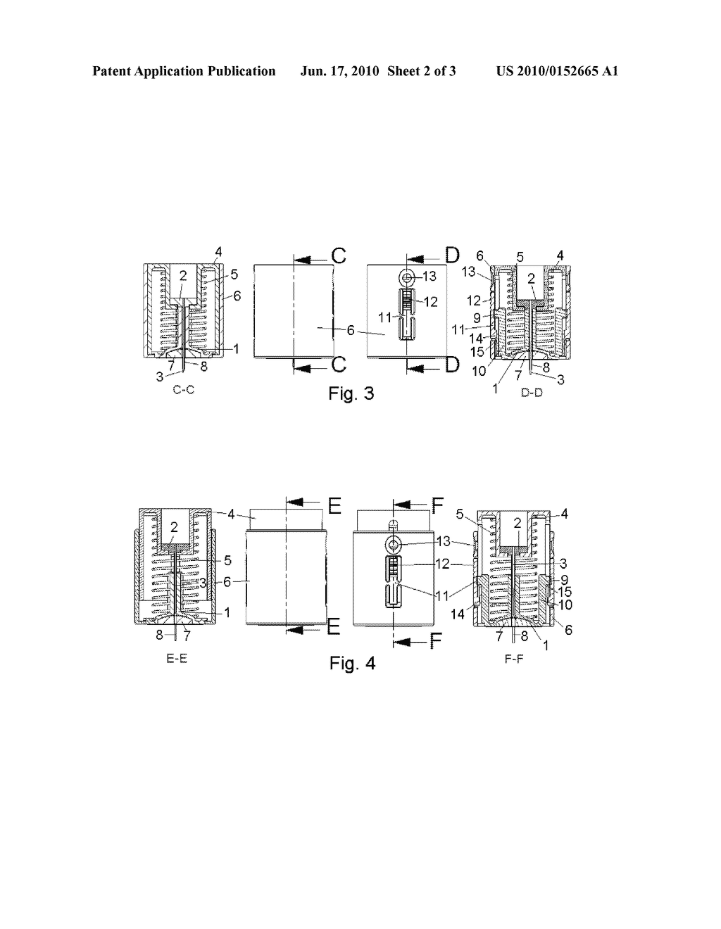 Cannula Insertion Device with Automatic Needle Retraction Comprising Only One Spring - diagram, schematic, and image 03