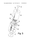 Cannula Insertion Device with Automatic Needle Retraction Comprising Only One Spring diagram and image