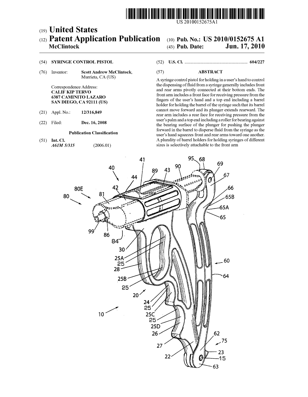 Syringe control pistol - diagram, schematic, and image 01