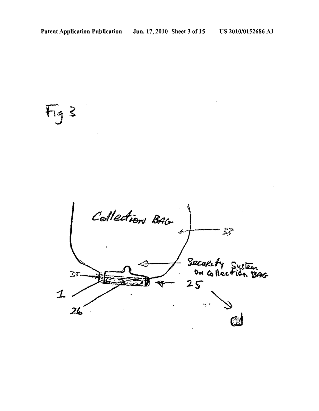 Collecting System Suitable for Collecting and Disposing of Bodily Waste Materials - diagram, schematic, and image 04