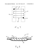 Article with fluid-activated barriers diagram and image