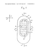 Article with fluid-activated barriers diagram and image