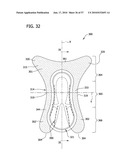 ABSORBENT ARTICLE HAVING LINE OF WEAKNESS FOR FOLDING THE ARTICLE diagram and image