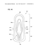 ABSORBENT ARTICLE HAVING LINE OF WEAKNESS FOR FOLDING THE ARTICLE diagram and image