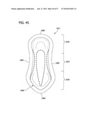 ABSORBENT ARTICLE HAVING LINE OF WEAKNESS FOR FOLDING THE ARTICLE diagram and image