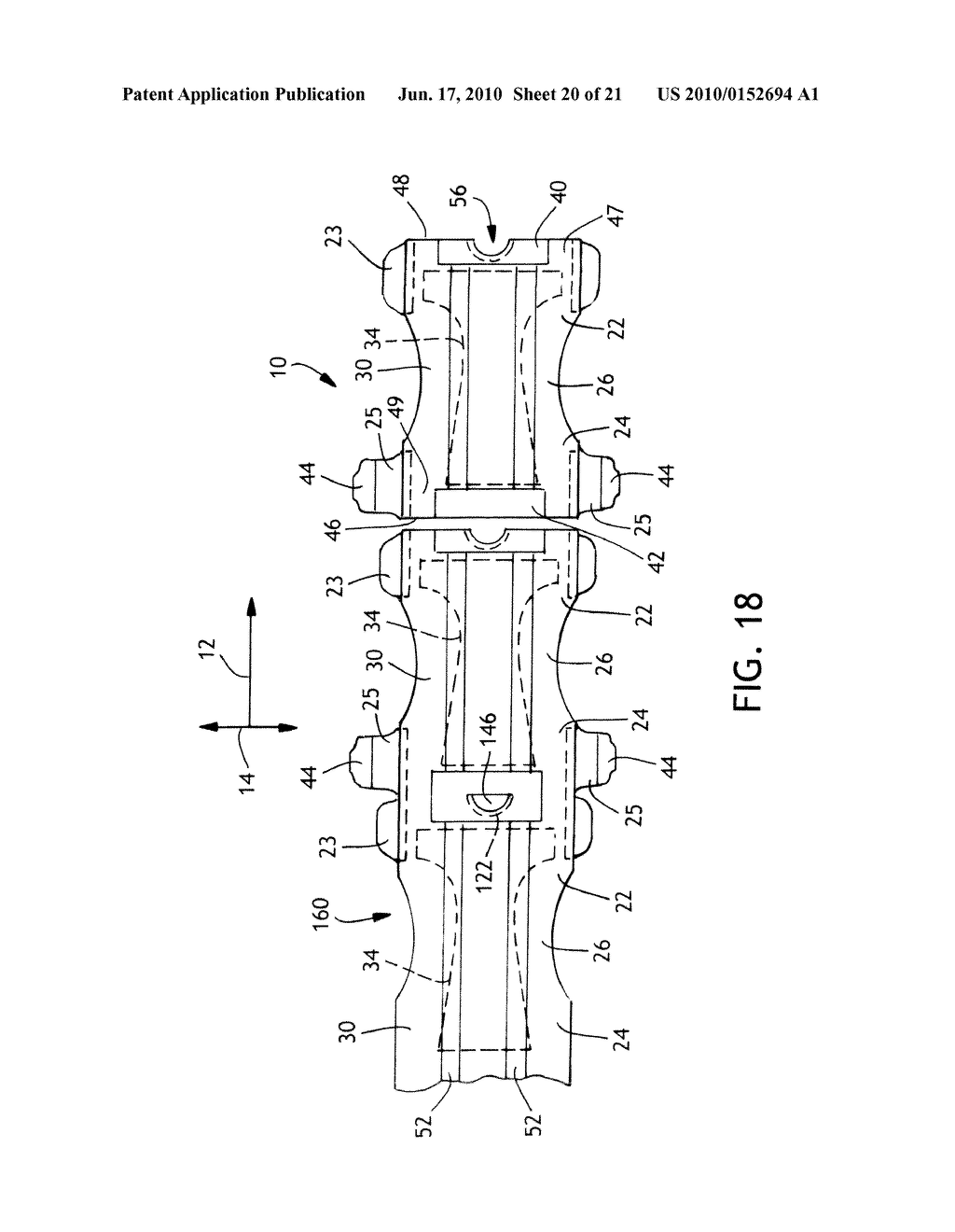 Absorbent article with waist relief feature - diagram, schematic, and image 21