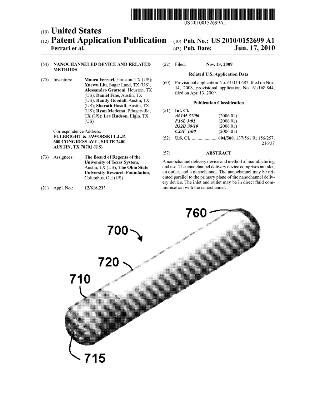 Nanochanneled Device and Related Methods - diagram, schematic, and image 01