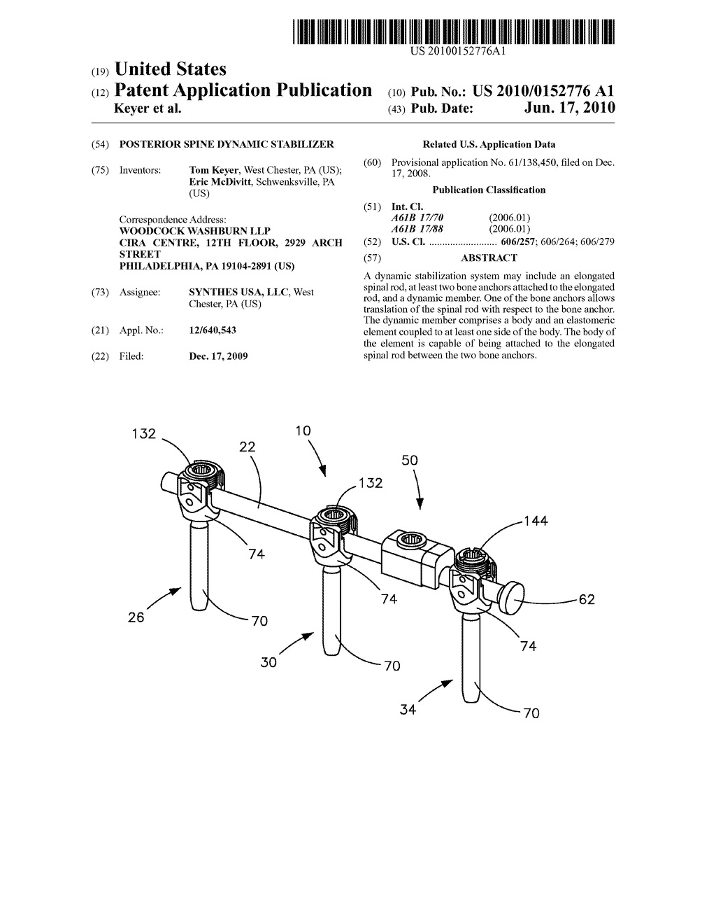 POSTERIOR SPINE DYNAMIC STABILIZER - diagram, schematic, and image 01