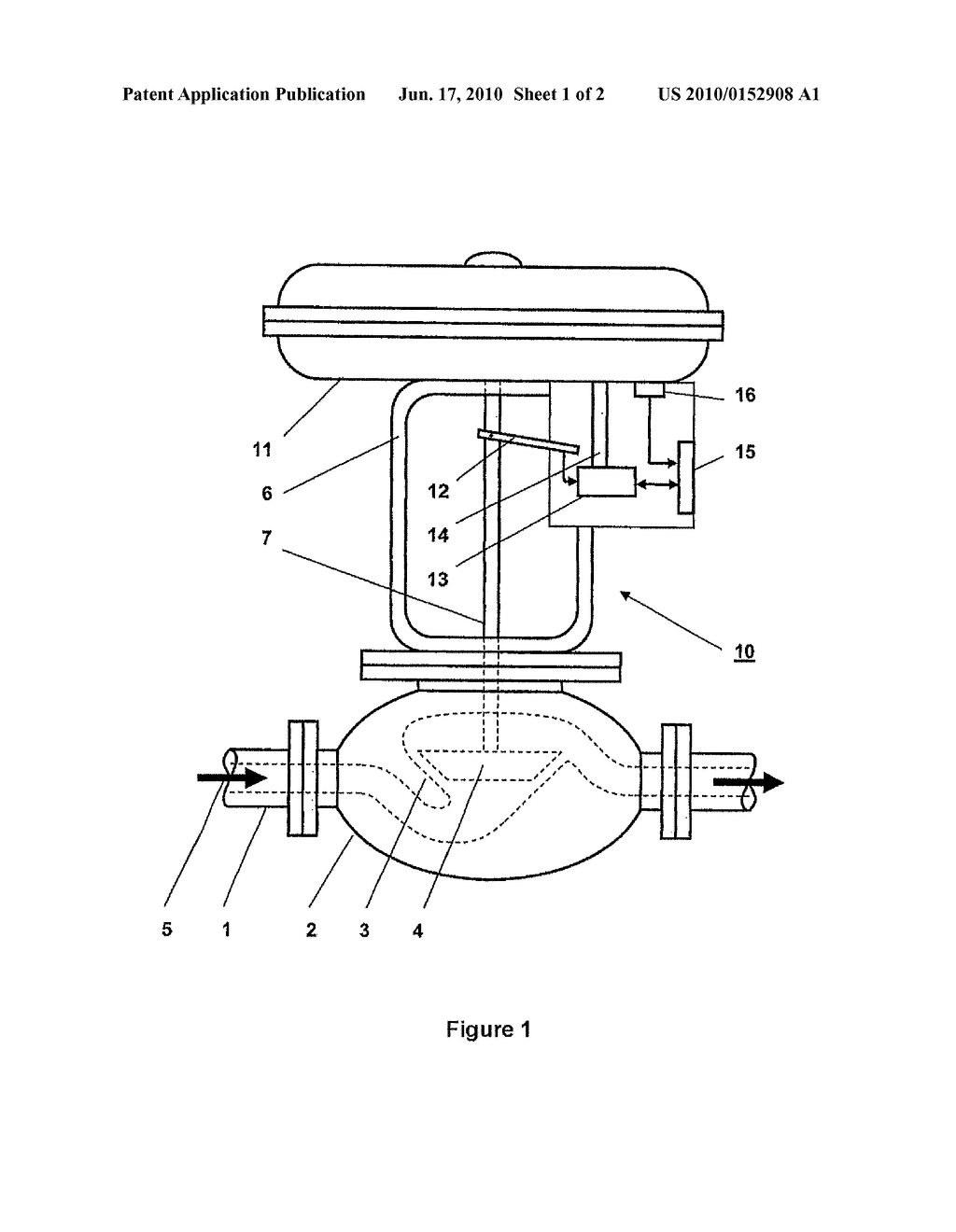 METHOD FOR DIAGNOSING THE STATE OF WEAR OF A VALVE ARRANGEMENT FOR CONTROLLING THE FLOW OF A PROCESS MEDIUM - diagram, schematic, and image 02