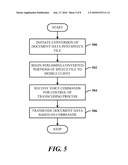 AUDIO OUTPUT OF A DOCUMENT FROM MOBILE DEVICE diagram and image