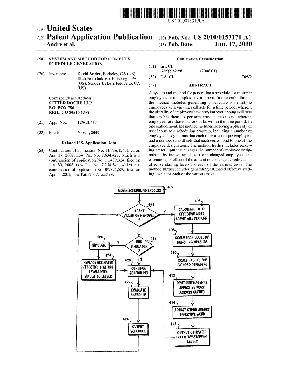 SYSTEM AND METHOD FOR COMPLEX SCHEDULE GENERATION - diagram, schematic, and image 01