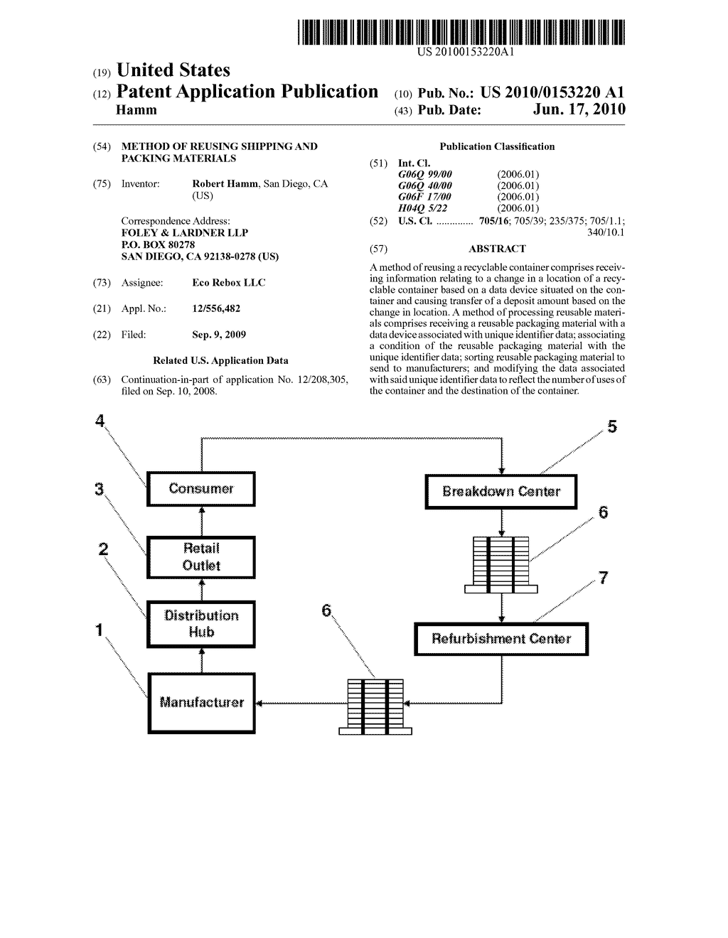 METHOD OF REUSING SHIPPING AND PACKING MATERIALS - diagram, schematic, and image 01