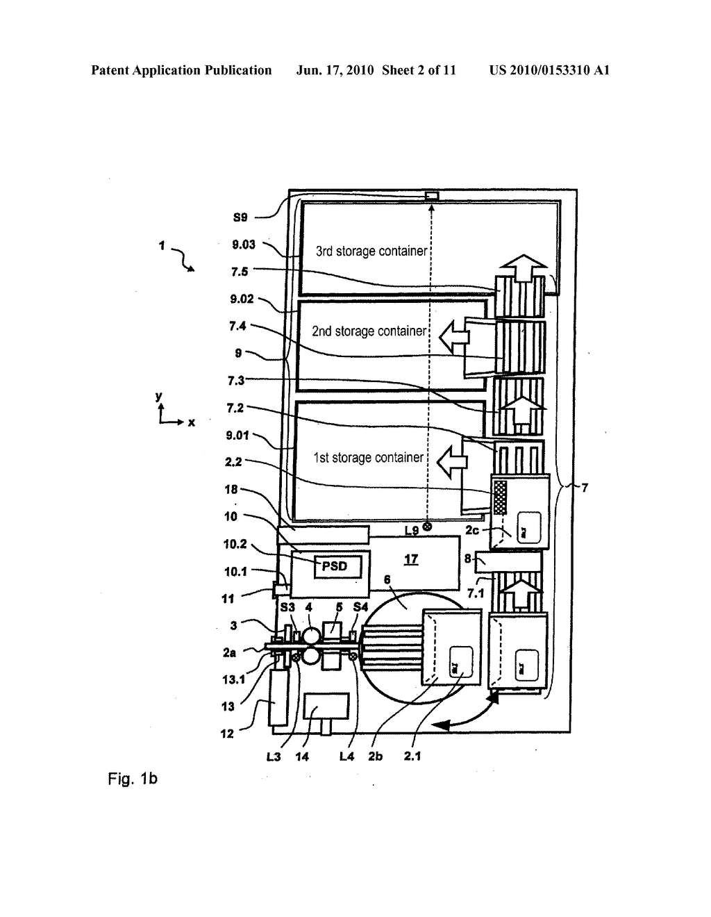 DEVICE AND METHOD FOR ACCEPTING MAIL PIECES - diagram, schematic, and image 03